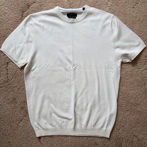 Men's Small Porter & Ash fitted white tshirt